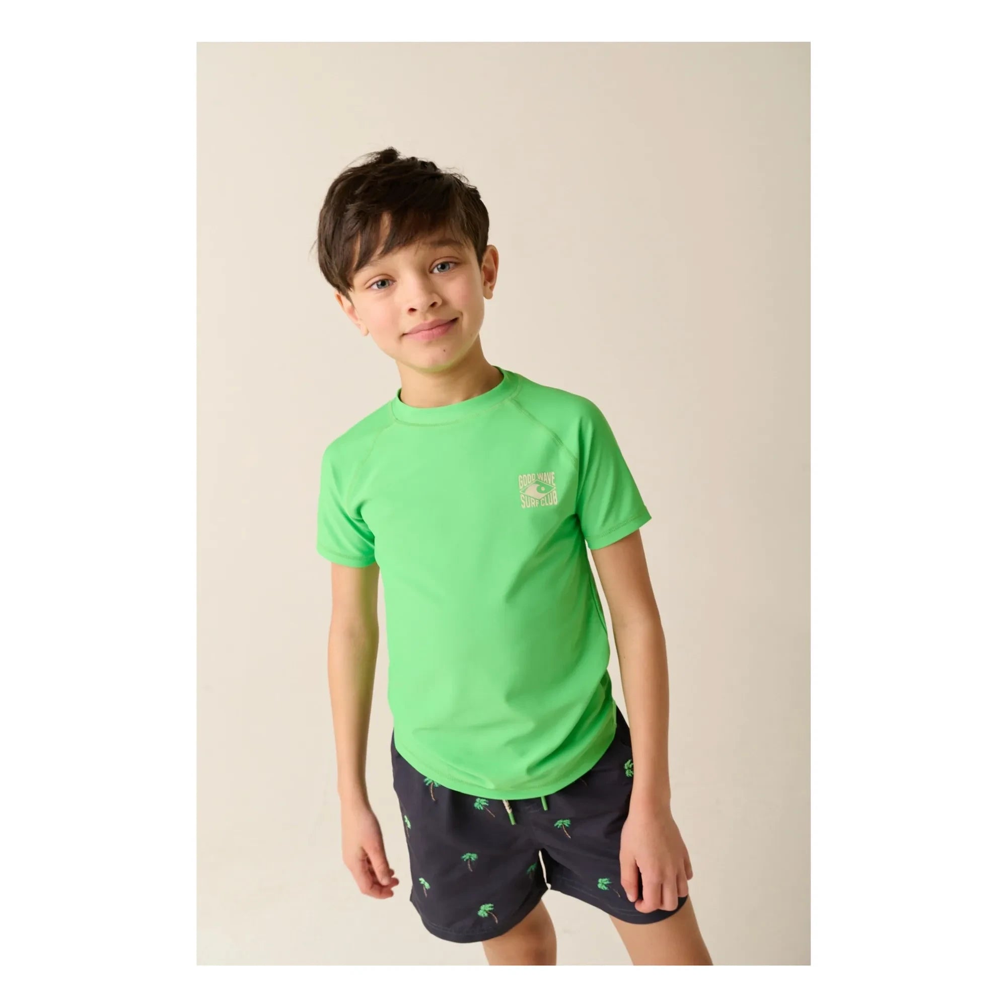 Tumble N'Dry – Piaui Badeshirt mit Recyclingfaser UV-Schutz | Grün