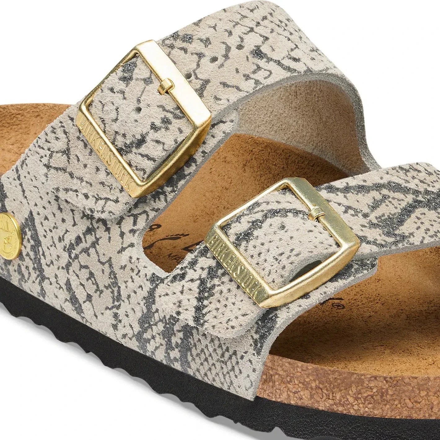 BIRKENSTOCK - Arizona Snake Sandalen | Hellgrau