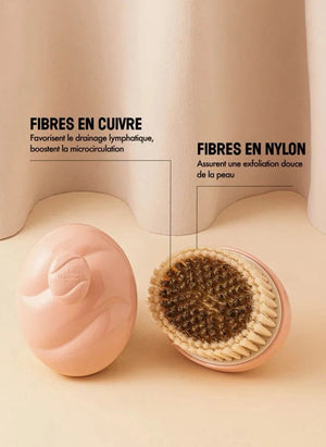 La Bonne Brosse - Die Talm Körperbürste x La Bonne Brosse Nr. 01 - Für empfindliche Haut | Pudriger Rosa