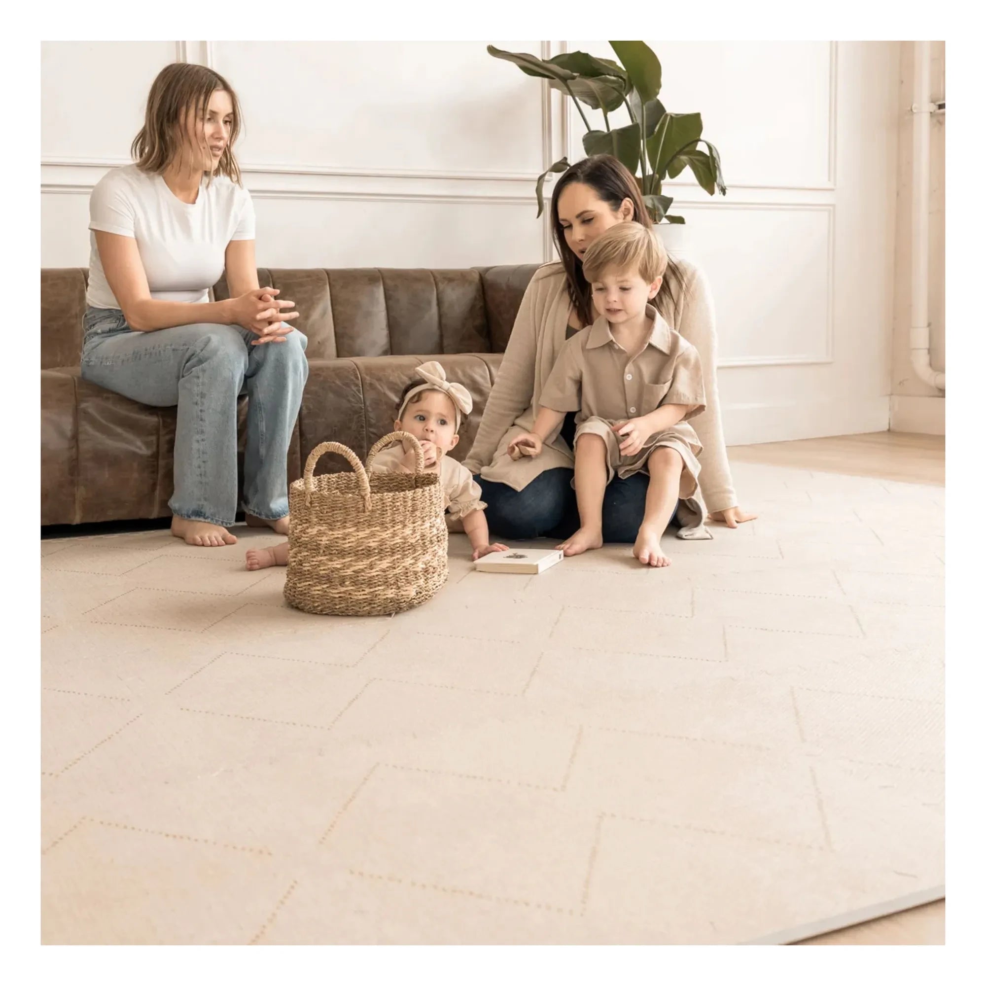 Toddlekind - Tulum modulare Spielmatte | Creme