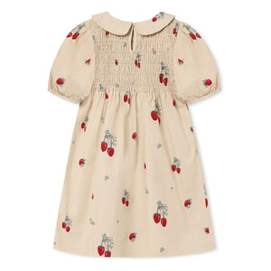 Fliink - Apfel Erdbeer Kleid | Ecru