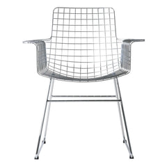 HKliving - Metallstuhl | Chrom
