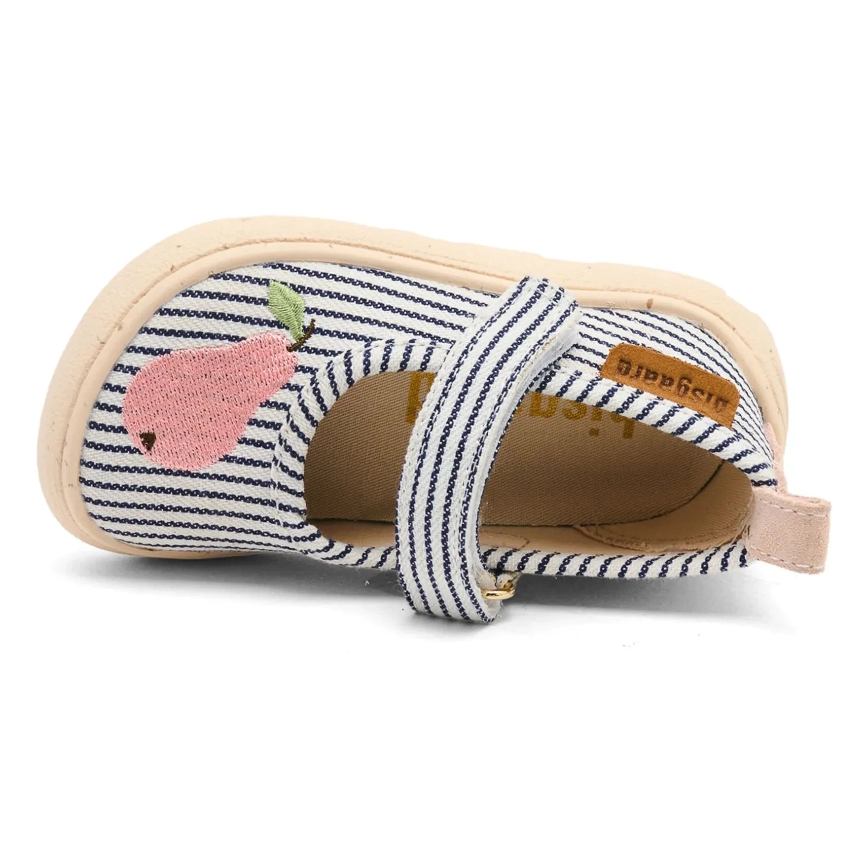 bisgaard - Marineblaue gestreifte Slipper