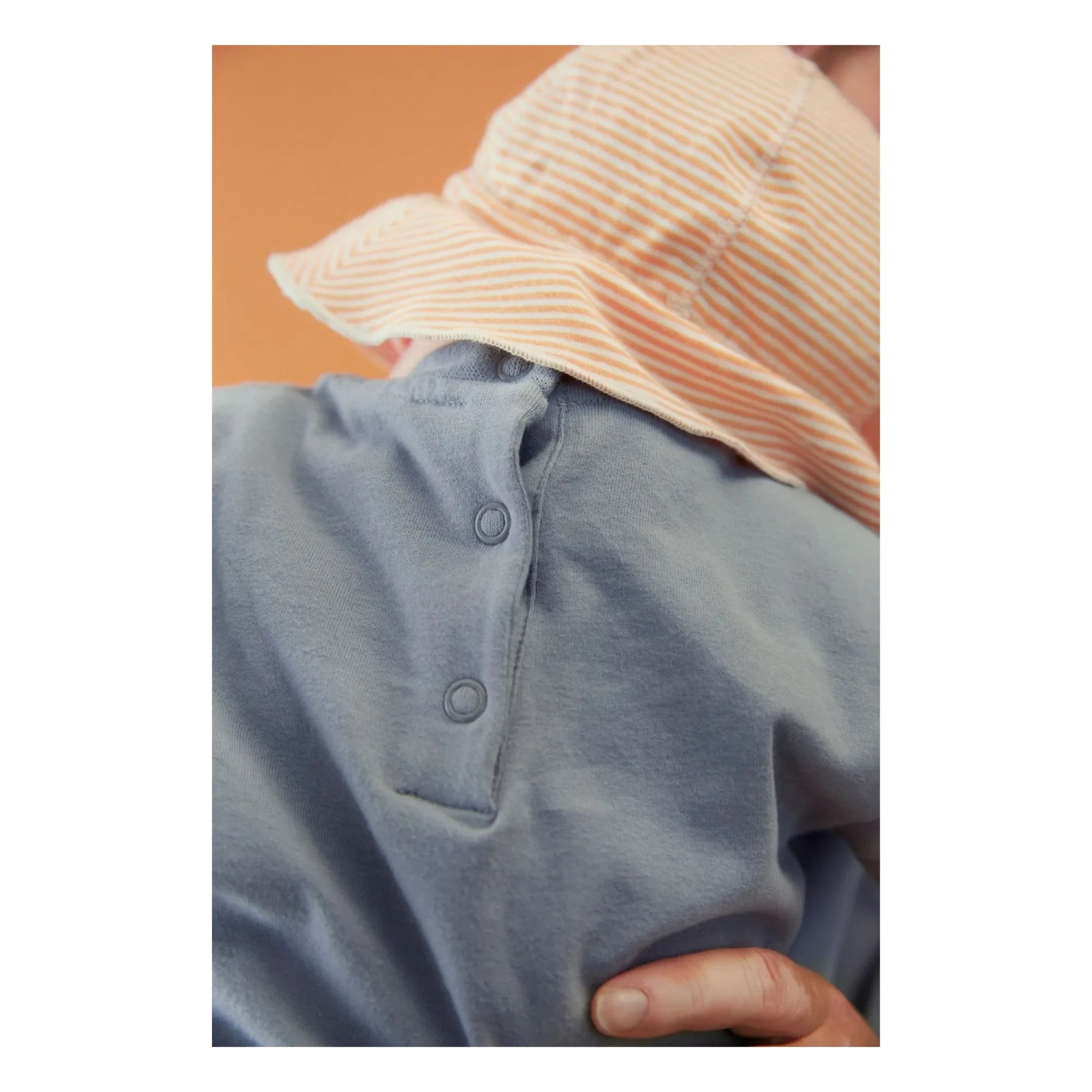 Gray Label - Gestreifter Bob Bio-Baumwolle | Aprikose