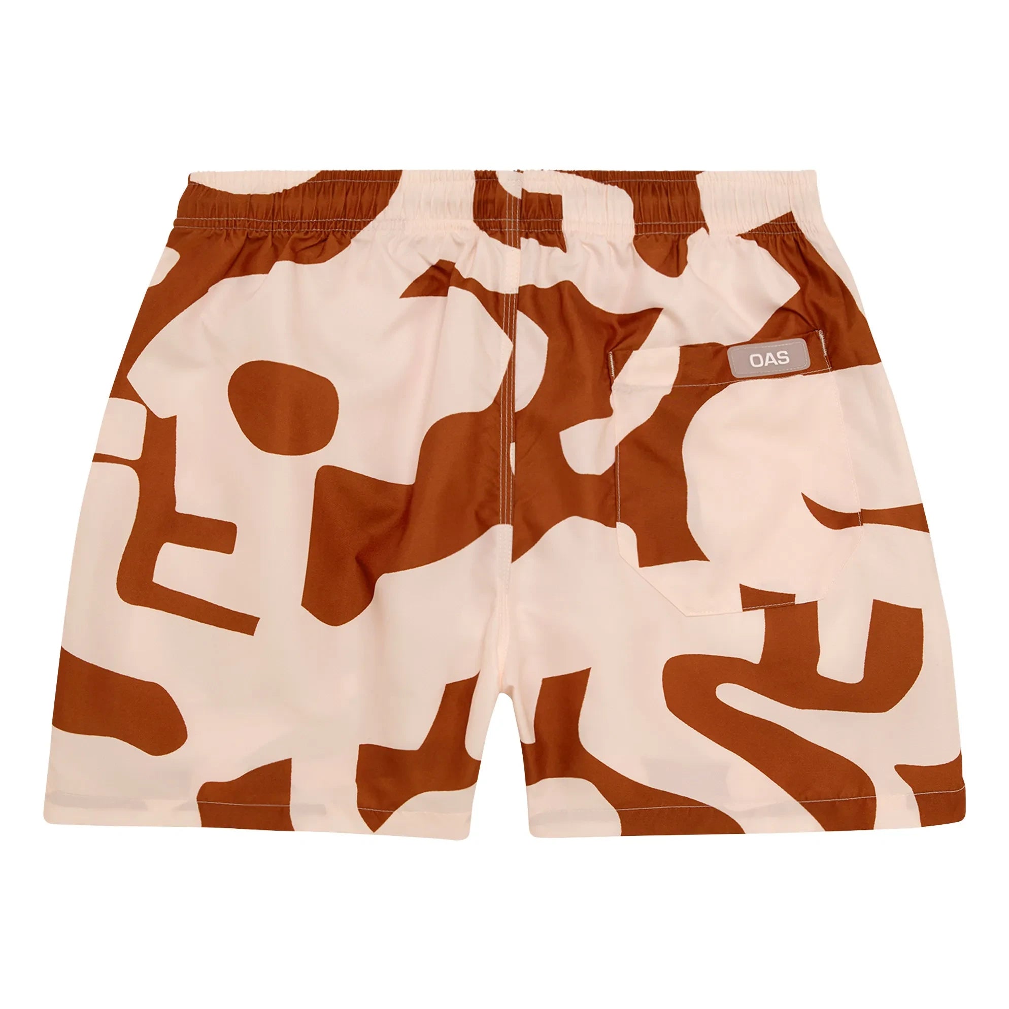 OAS - Russet Puzzlotec Badeshorts | Terrakotta