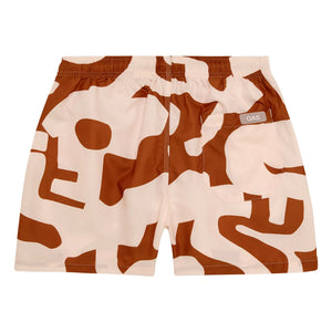 OAS - Russet Puzzlotec Badeshorts | Terrakotta