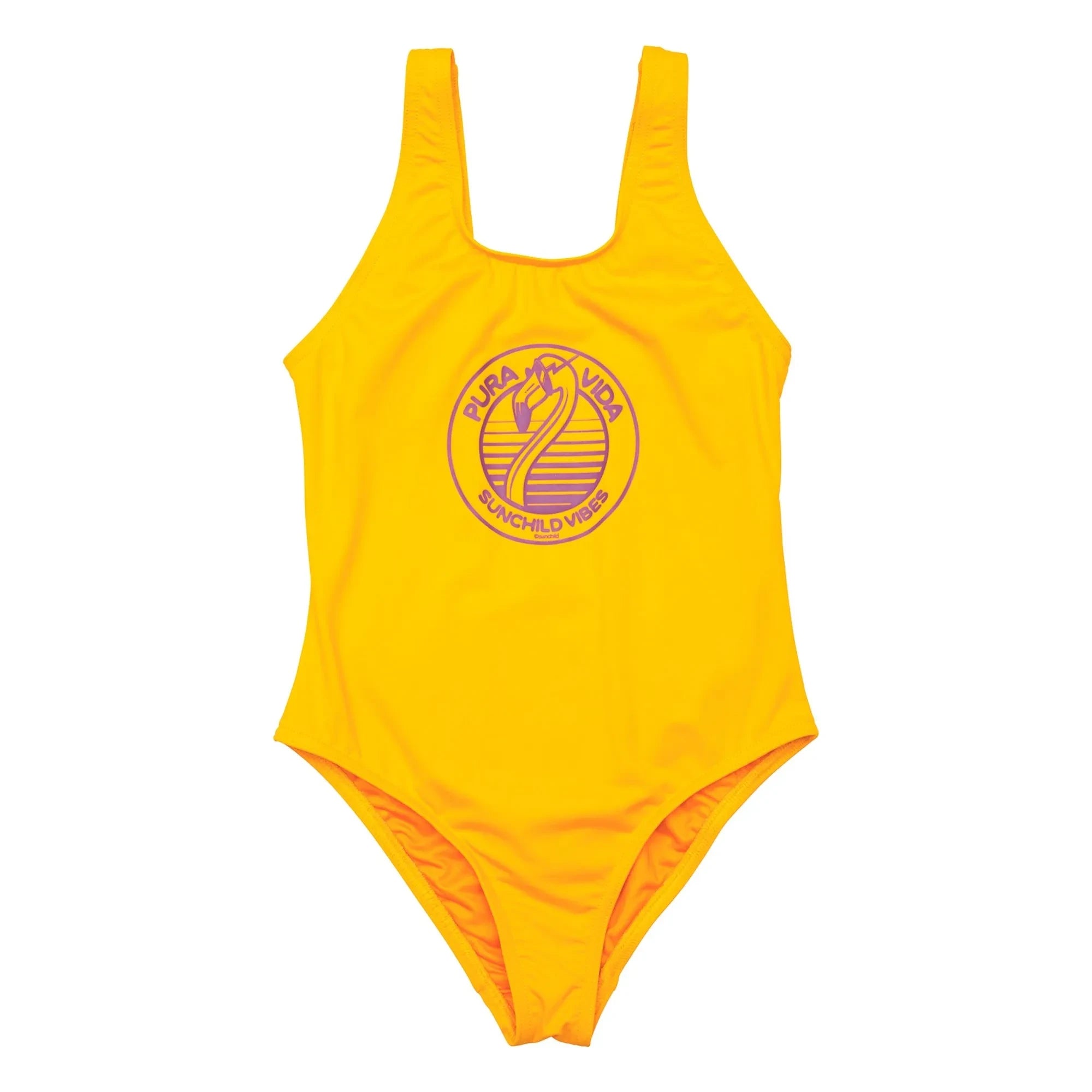 Sunchild - Lou Flamingo Badeanzug | Gelb
