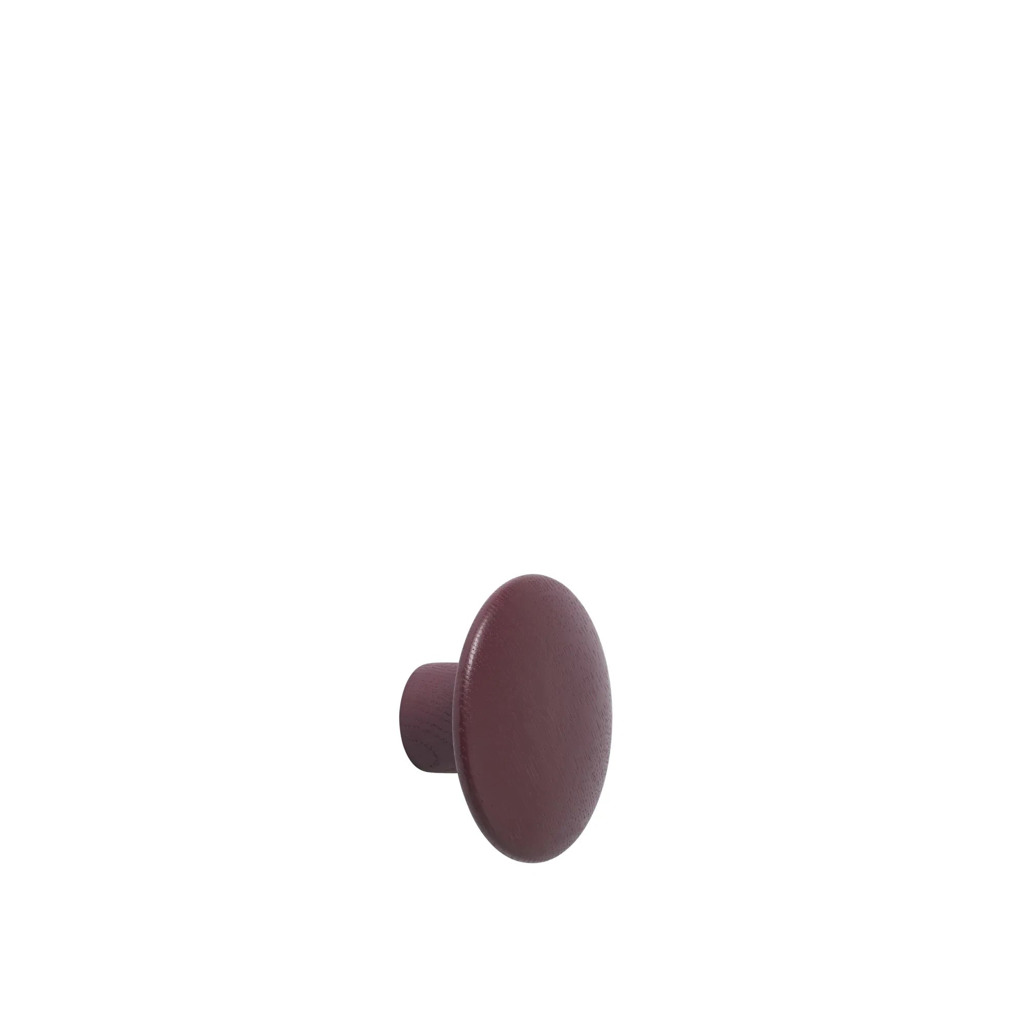 Muuto - The Dots Eschenholz Haken | Bordeaux