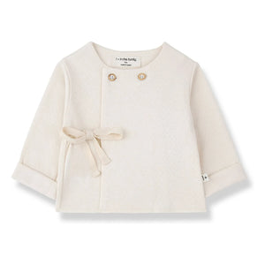 1+ in the family - Pointelle Emilia T-Shirt | Ecru