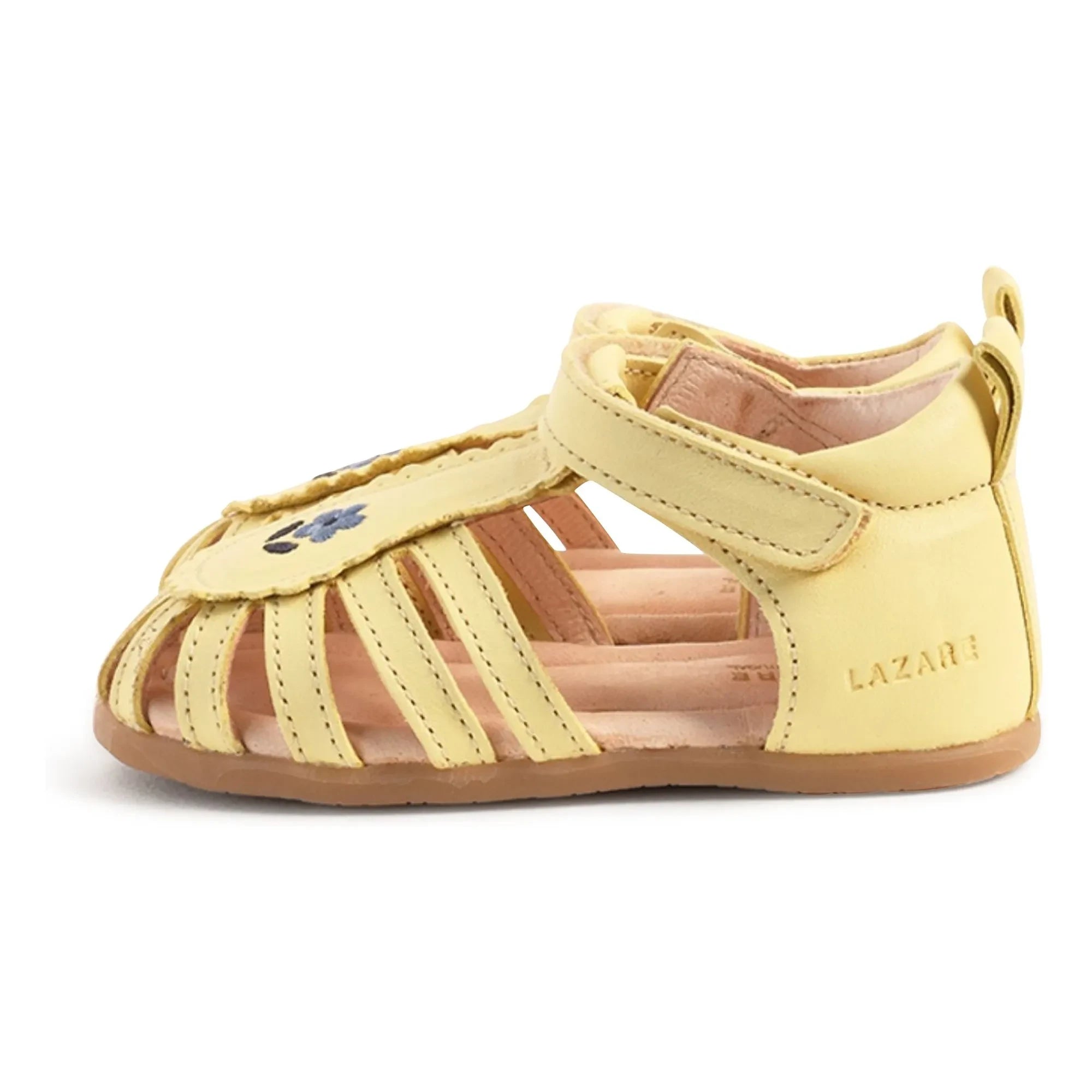 Lazare - Colette bestickte Sandalen | Hellgelb