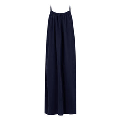 Anja Paris - Baumwollgaze-Kleid | Marineblau
