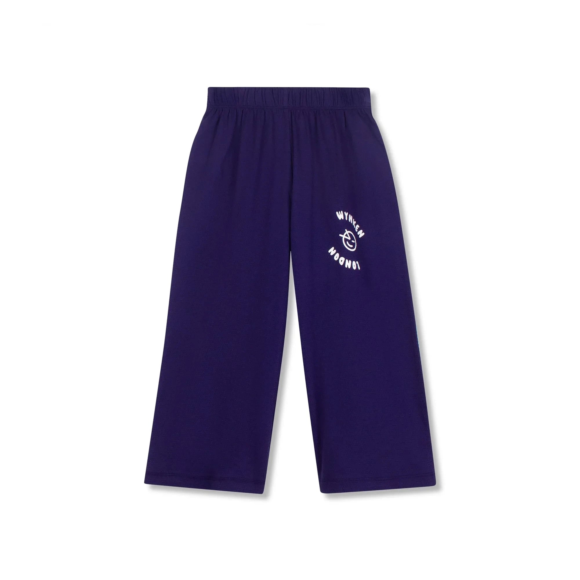Wynken – Weite Hose aus Bio-Baumwolle | Marineblau