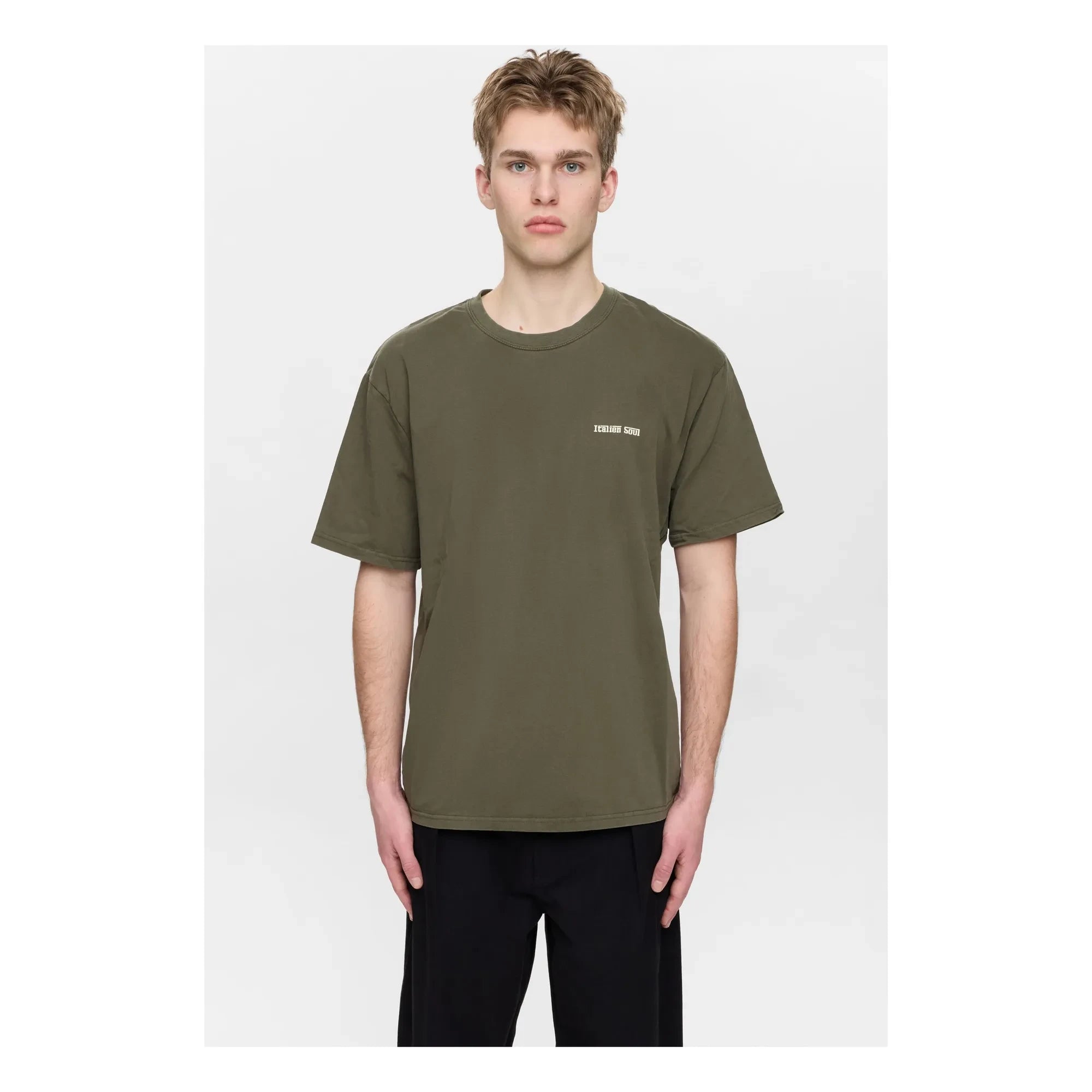 Anerkjendt - Akvillads italienisches T-Shirt | Dunkelgrün