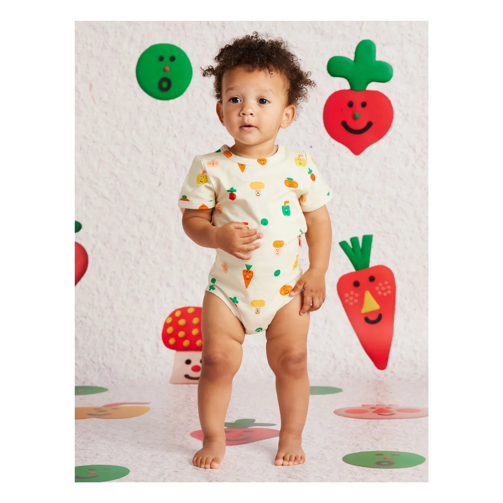 Halcyon Nights - Bio-Baumwolle Karotten-Body | Ecru