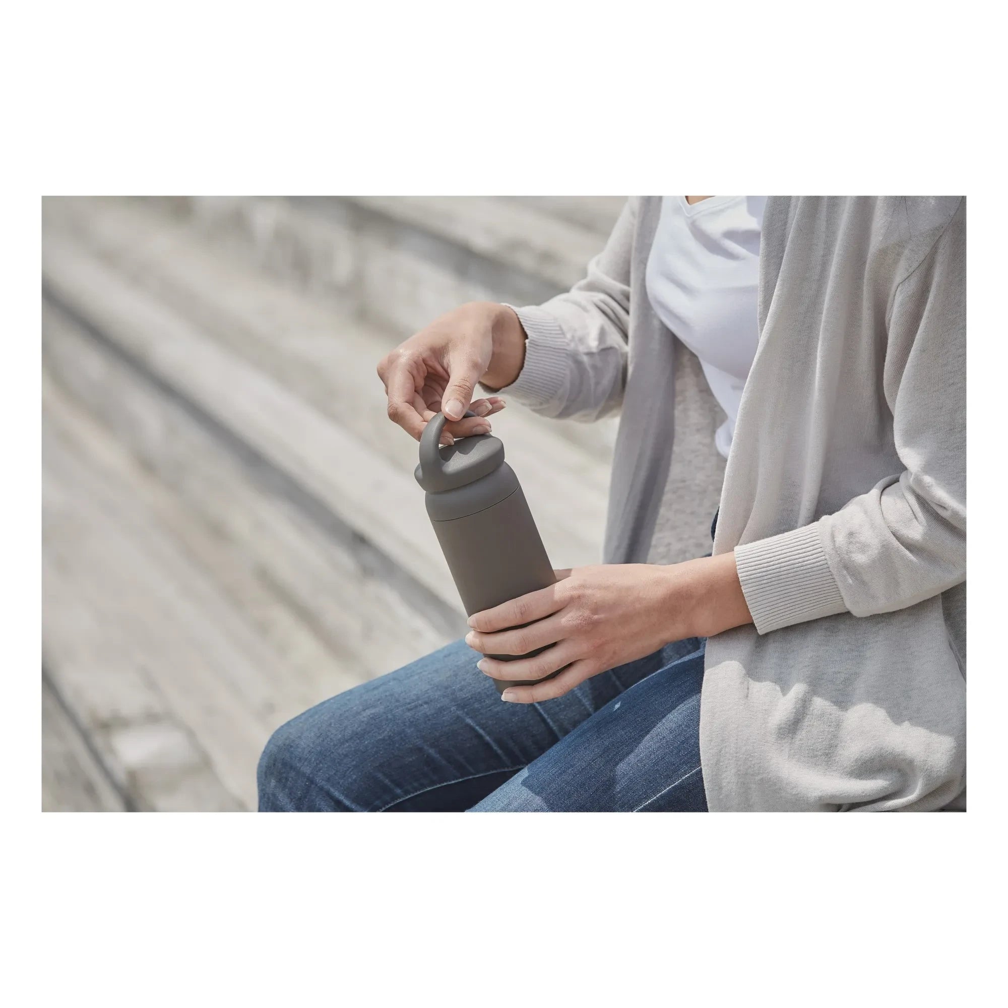 Kinto - Day Off Bottle - 500 ml | Khaki