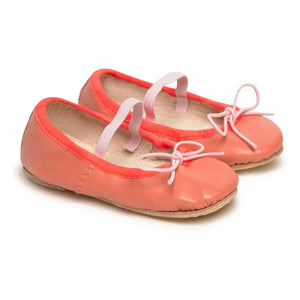 Cozmo - Rosafarbene Relevé Baby Ballerina-Schuhe