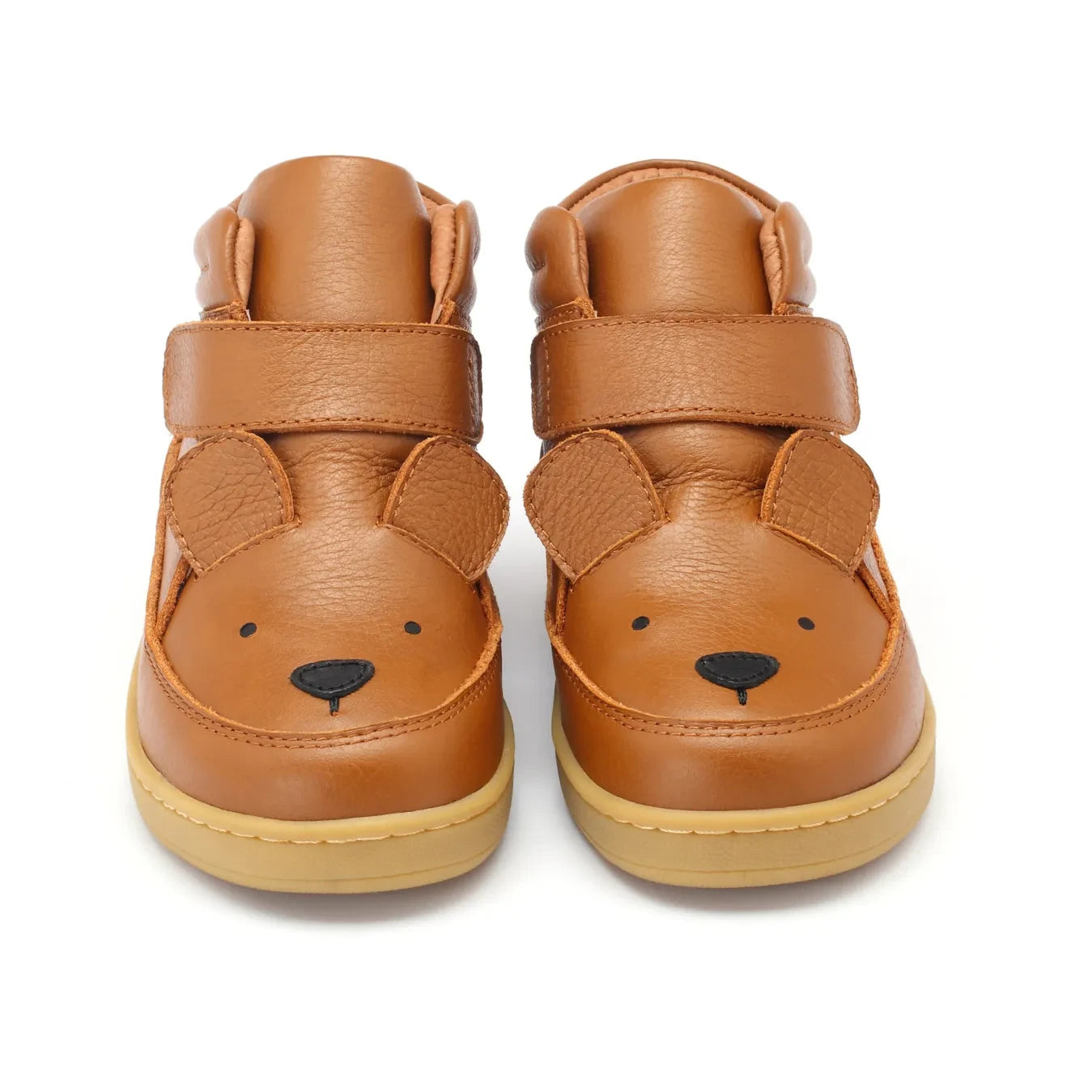 Donsje - Mika Bear Klettverschluss-Sneaker | Cognac
