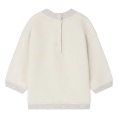 Bonpoint - Sweatshirt Dady Bio-Baumwolle | Ecru