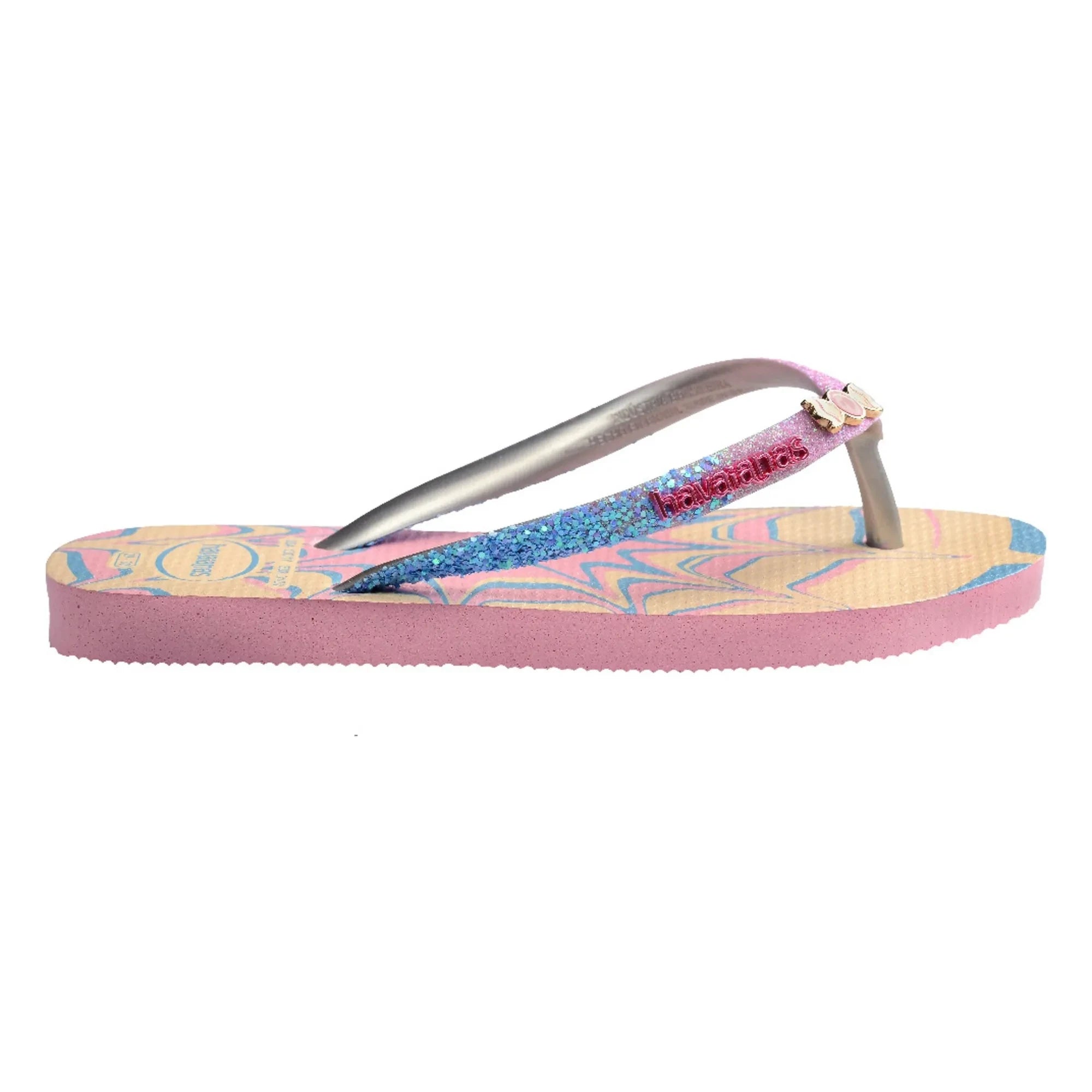 Havaianas - Slim Glitter Trendy Zehentrenner | Rosa