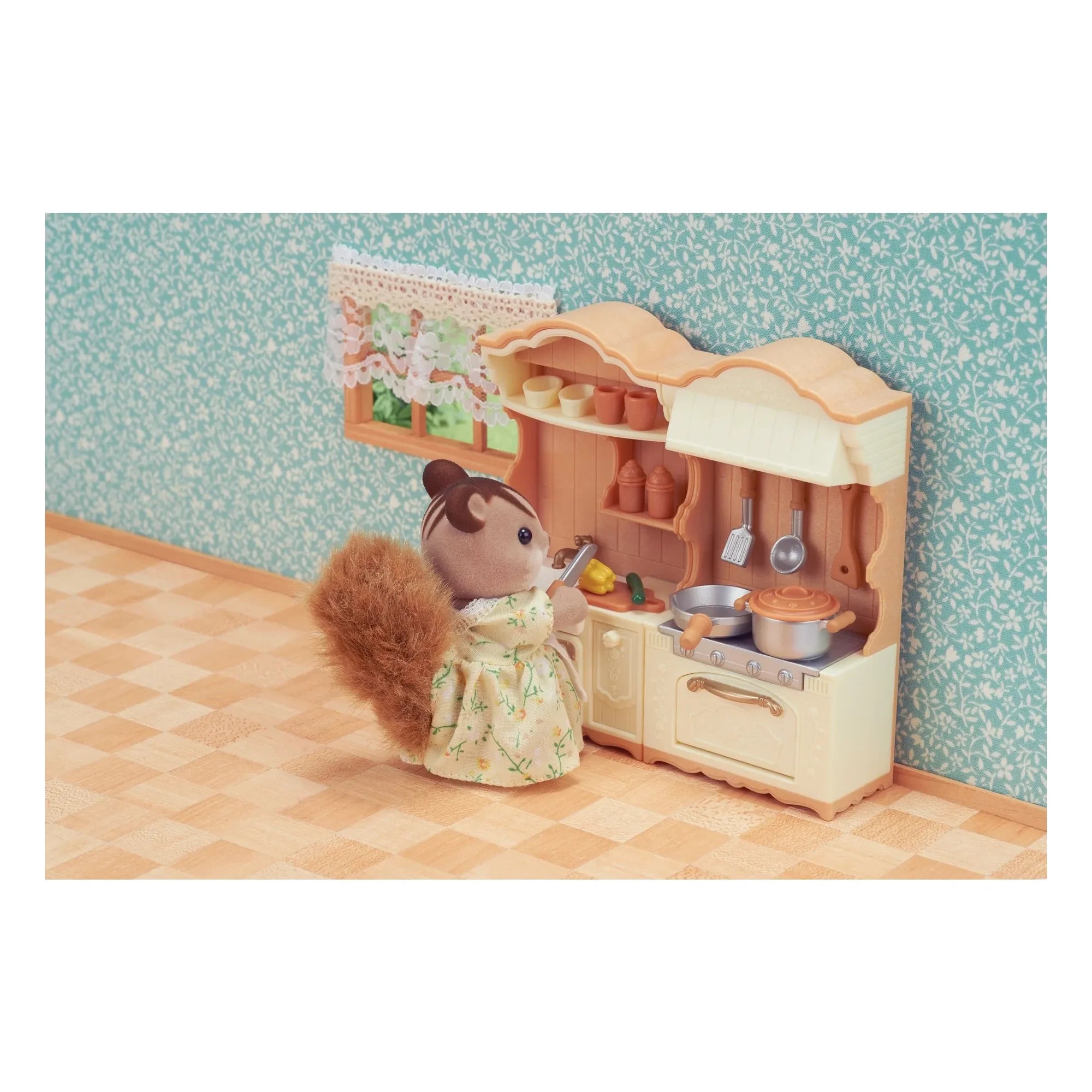 Sylvanian Families - Set mit Küchenschränken