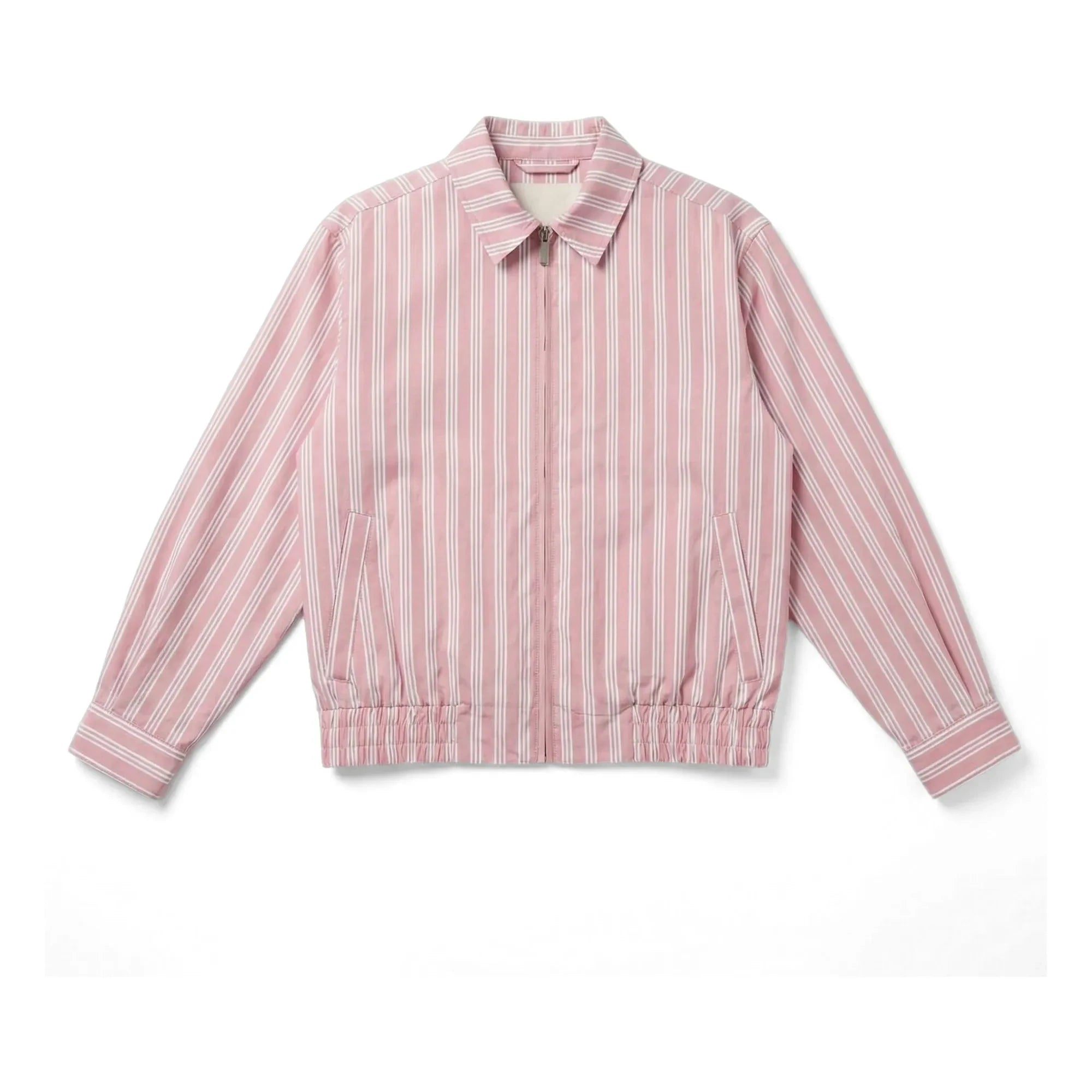 Smallable Kid - Noah Gestreifte Jacke | Puderrosa
