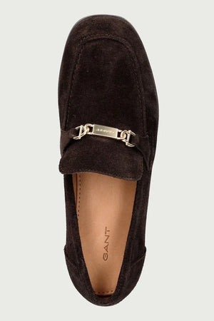 Damen Wildleder Mokassins Gimble