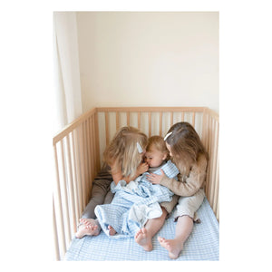 Soft Spot - Bio-Baumwoll Cottage Spannbettlaken | Blau