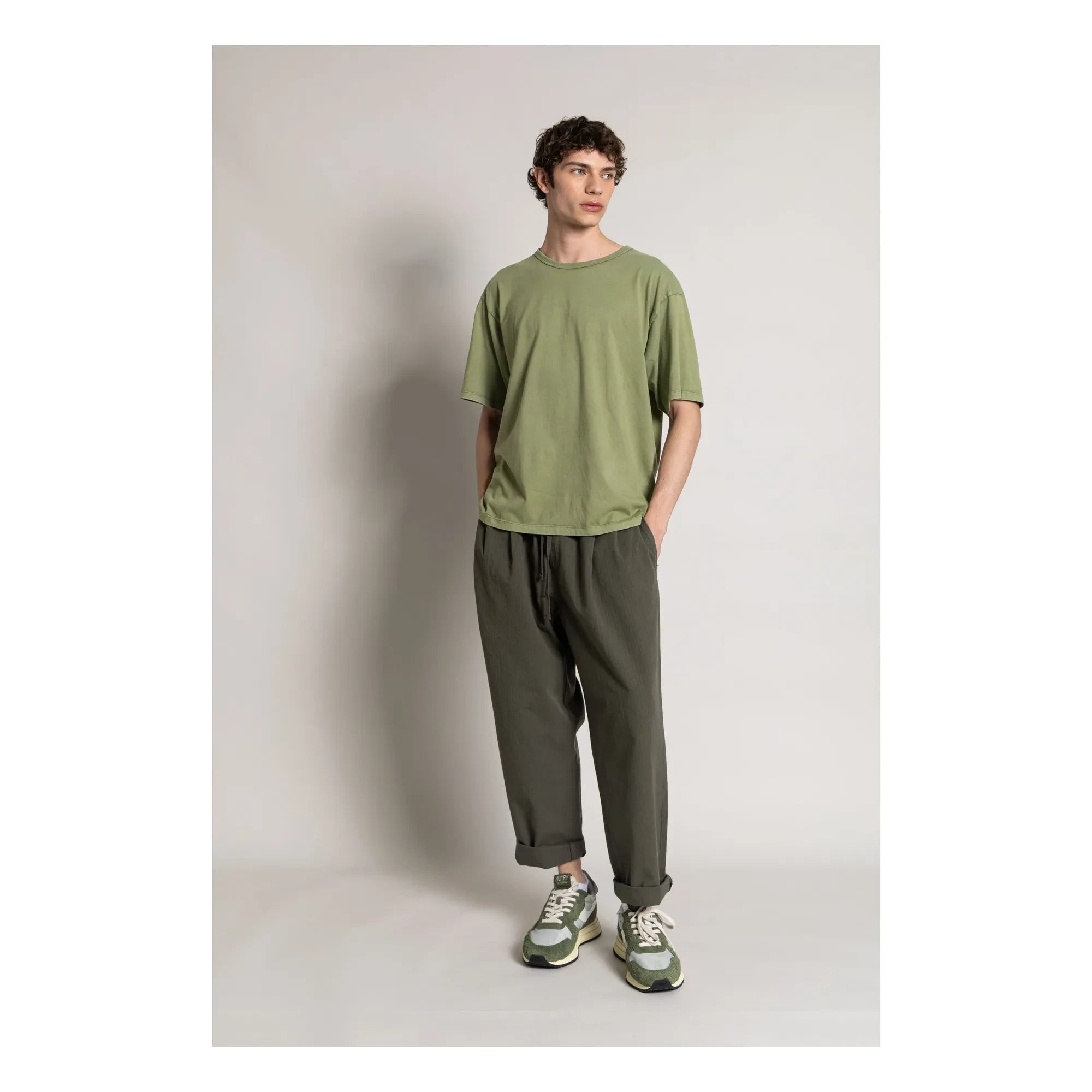 Smallable Man - Solal Bio-Baumwoll-T-Shirt | Hellkhaki