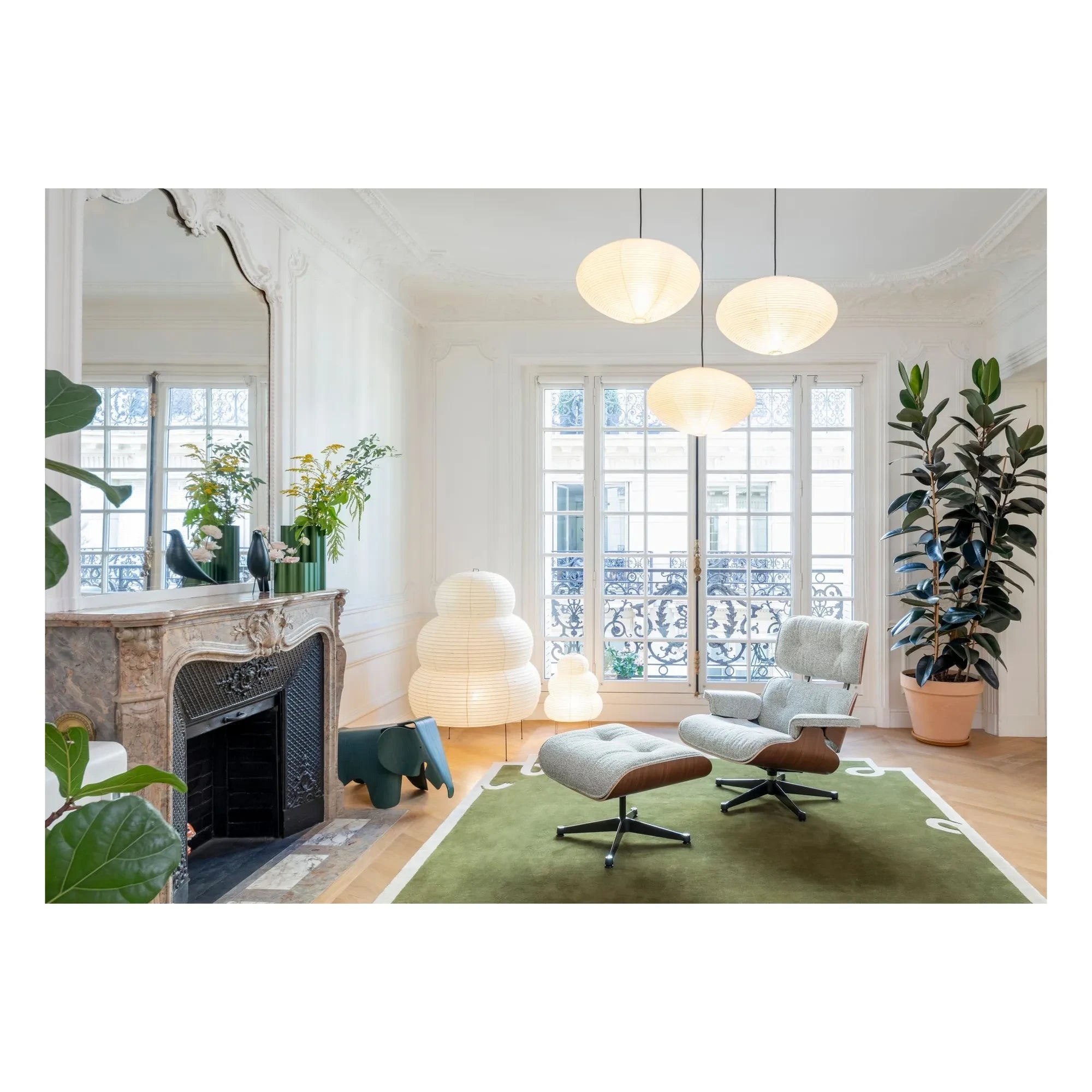 Vitra - Akari 21A Pendelleuchte | Ecru