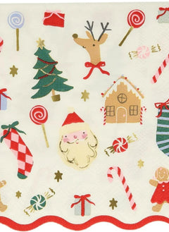 Meri Meri - Joli Noël Servietten - Set mit 16 Stück