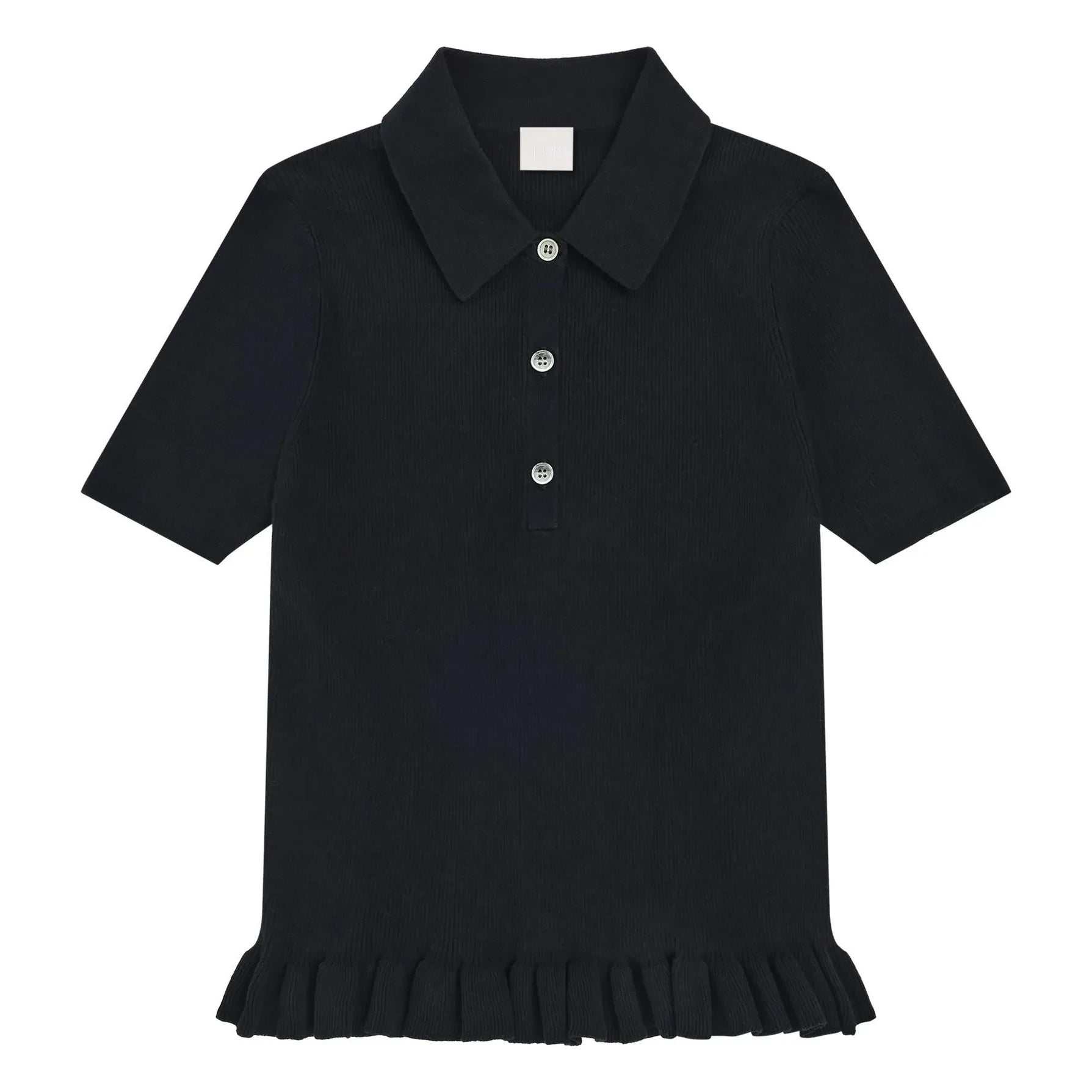 FUB - Polo Rib | Schwarz