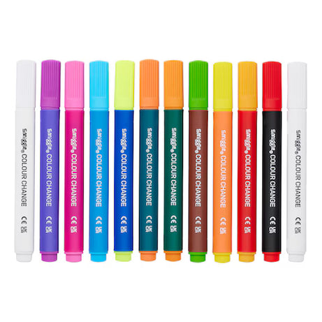 Smiggle - 12li Renk Değiştiren Markers Kalemler