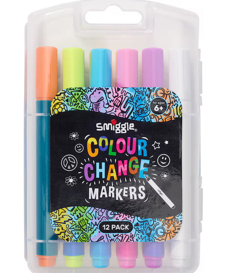 Smiggle – 12 farbwechselnde Marker