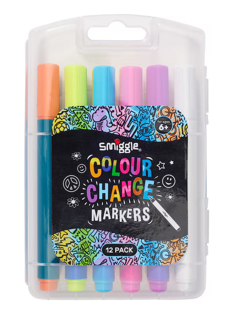 Smiggle – 12 farbwechselnde Marker