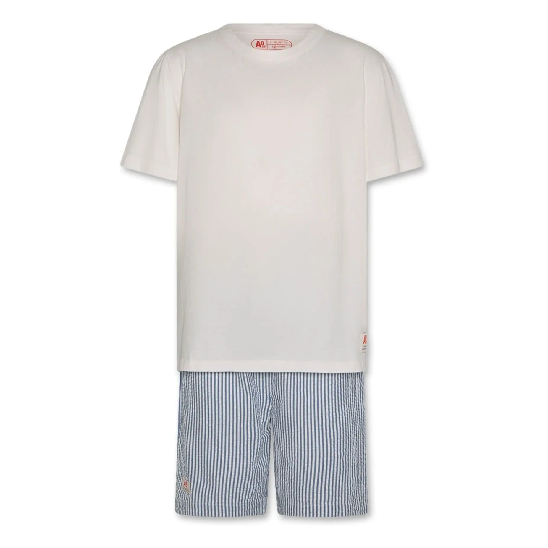 AO76 - Le Pajama Gestreifte Pyjamas | Blau