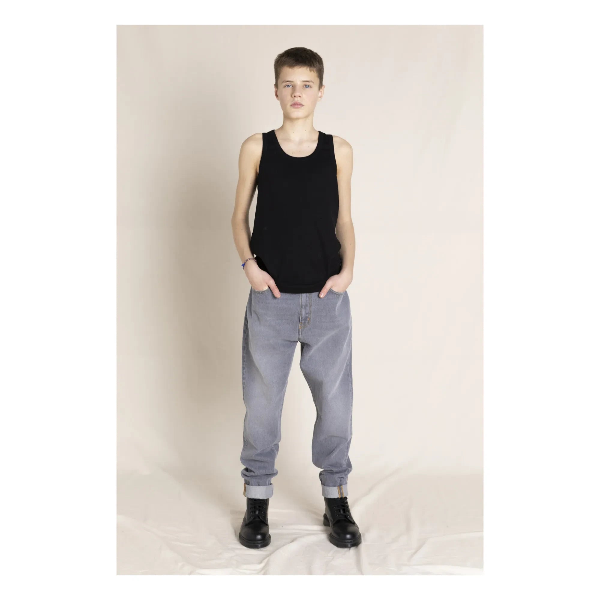 Finger in the nose - Ollibis Bol Jeans | Denim grau