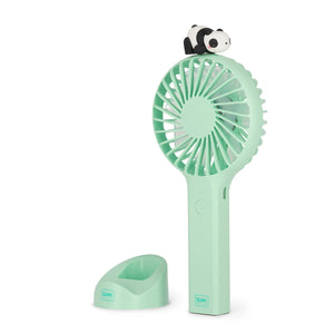 Legami - Wiederaufladbarer tragbarer Ventilator mit Basis - Mini-Ventilator