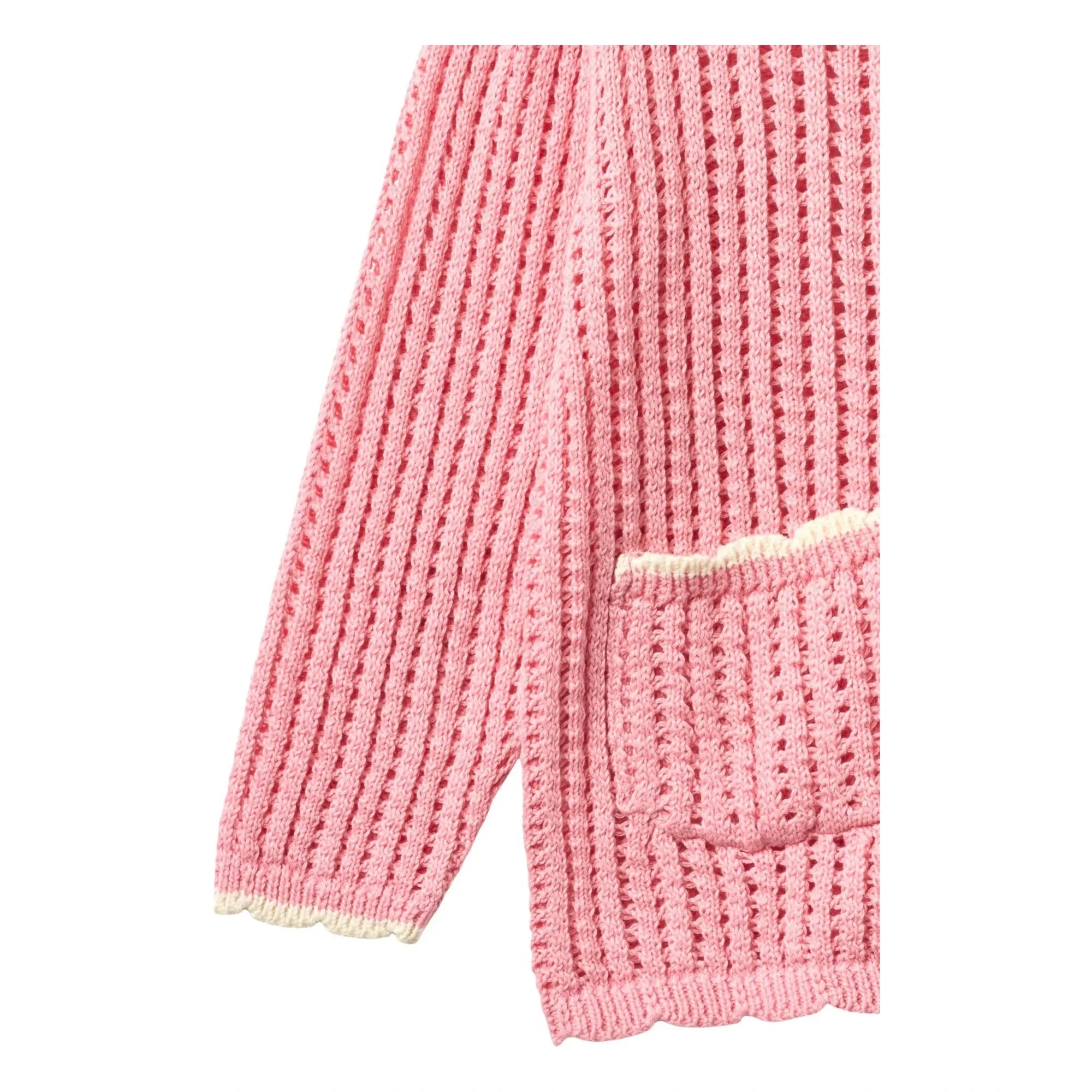 Copenhagen Colors - Häkelcardigan aus Bio-Baumwolle | Zartrosa