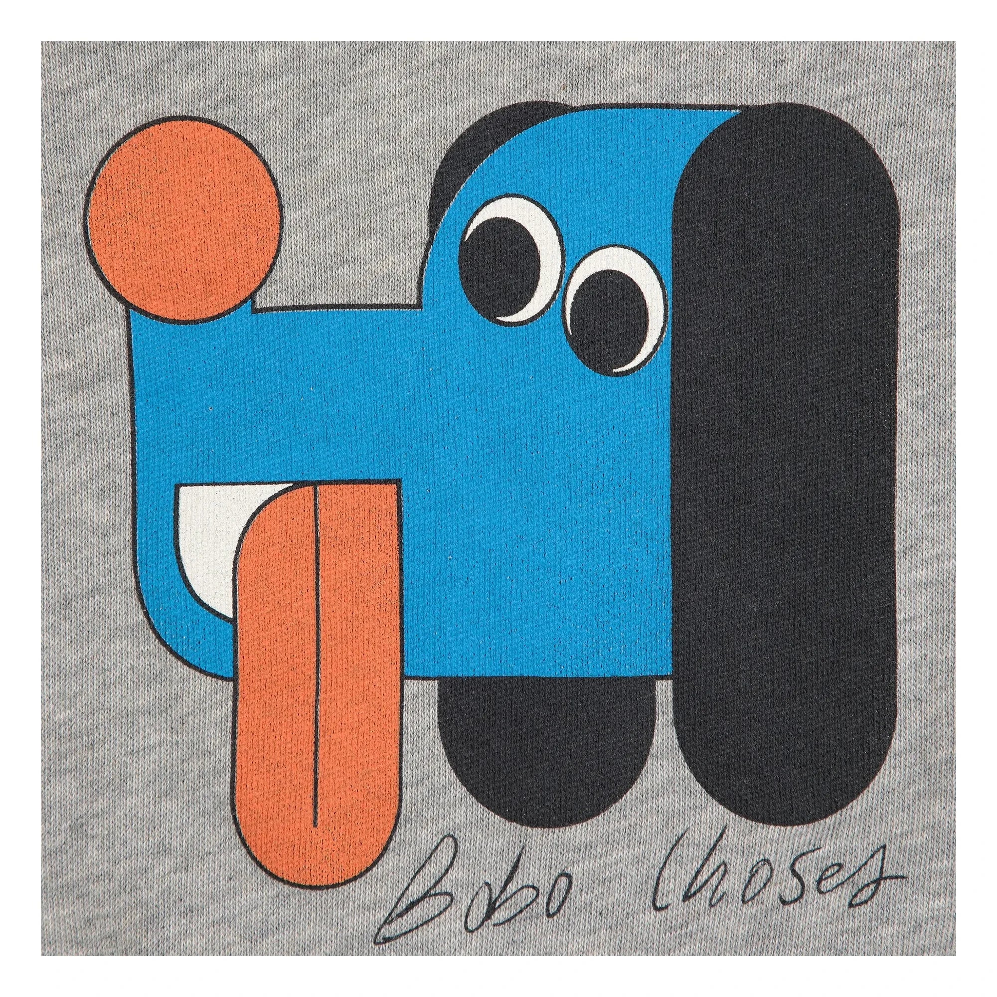 Bobo Choses - Sweatshirt Hund | Grau Meliert