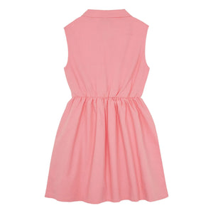 The Campamento - Mi-Long Geblümtes Kleid | Zuckerrosa