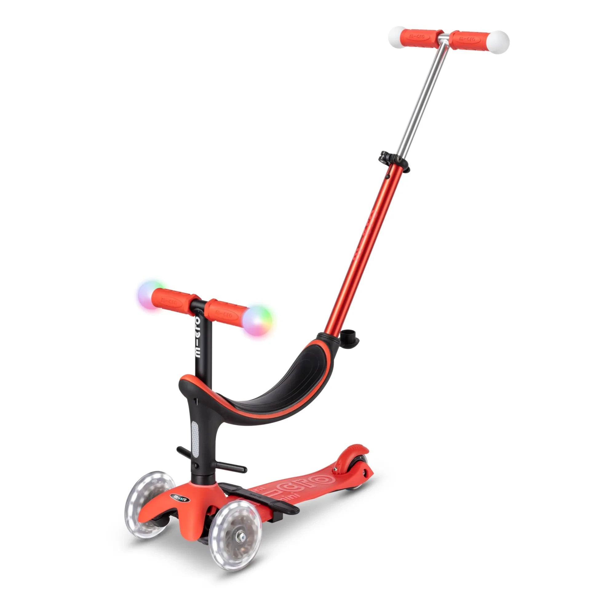 Micro - Mini 3-in-1 LED Scooter | Rot