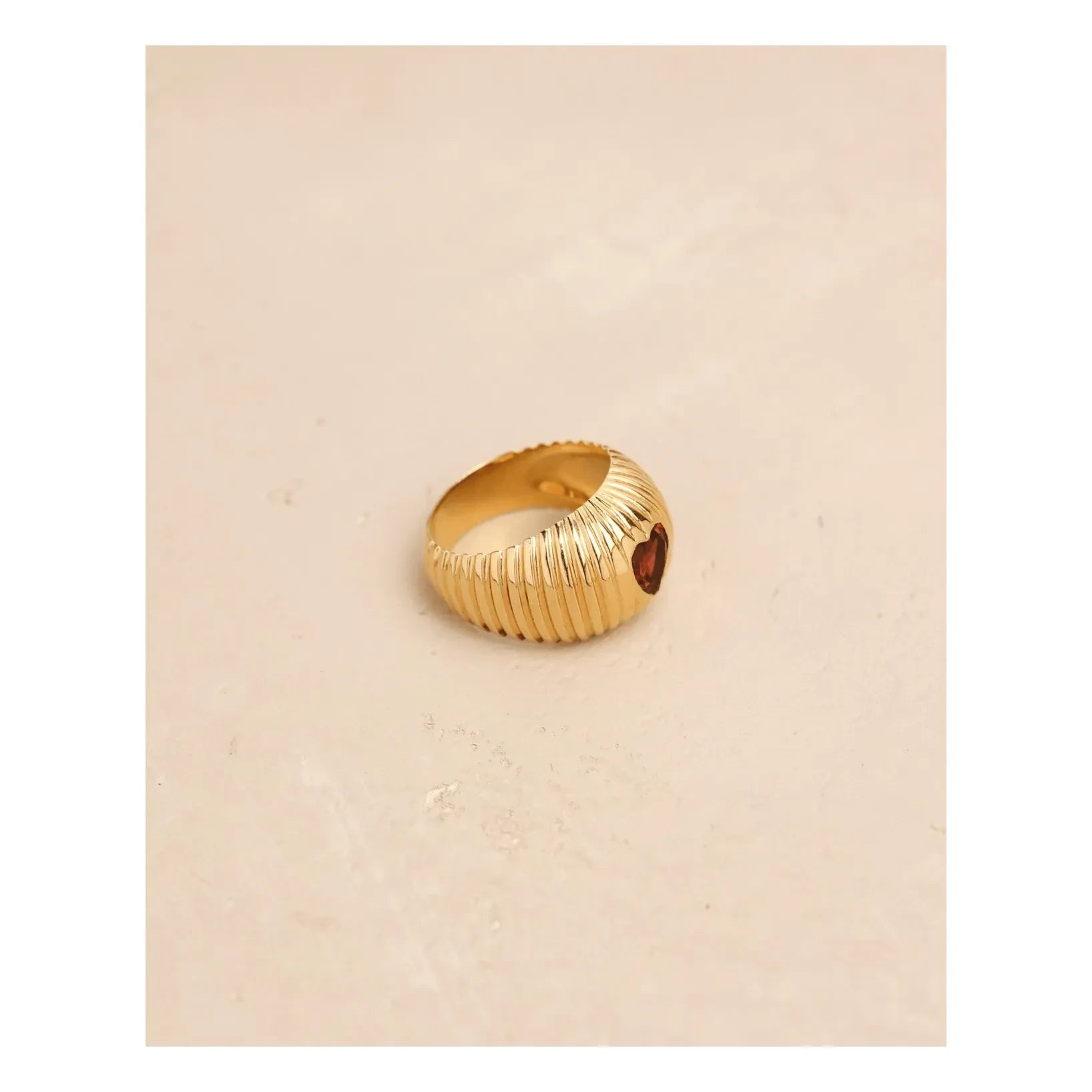 Tityaravy - Prema-Granat-Ring | Granat