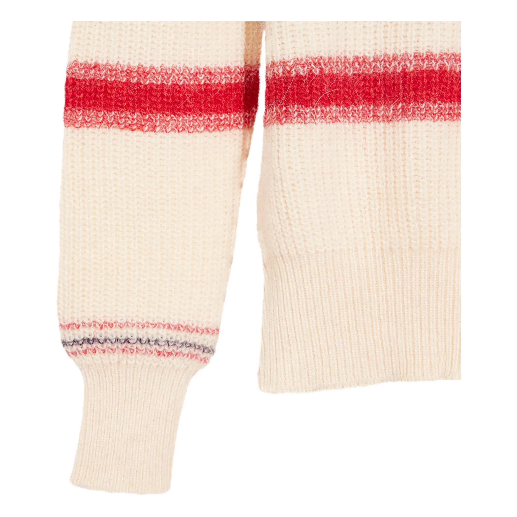 Bellerose - Diosy Gestreifter Pullover | Ecru