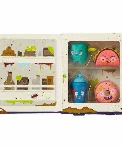 Smiggle - Snack Attackers 4lü Silgi Paketi-Dinossi