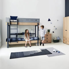 Flexa - Popsicle Etagenbett mit gerader Leiter 90x200cm | Grün