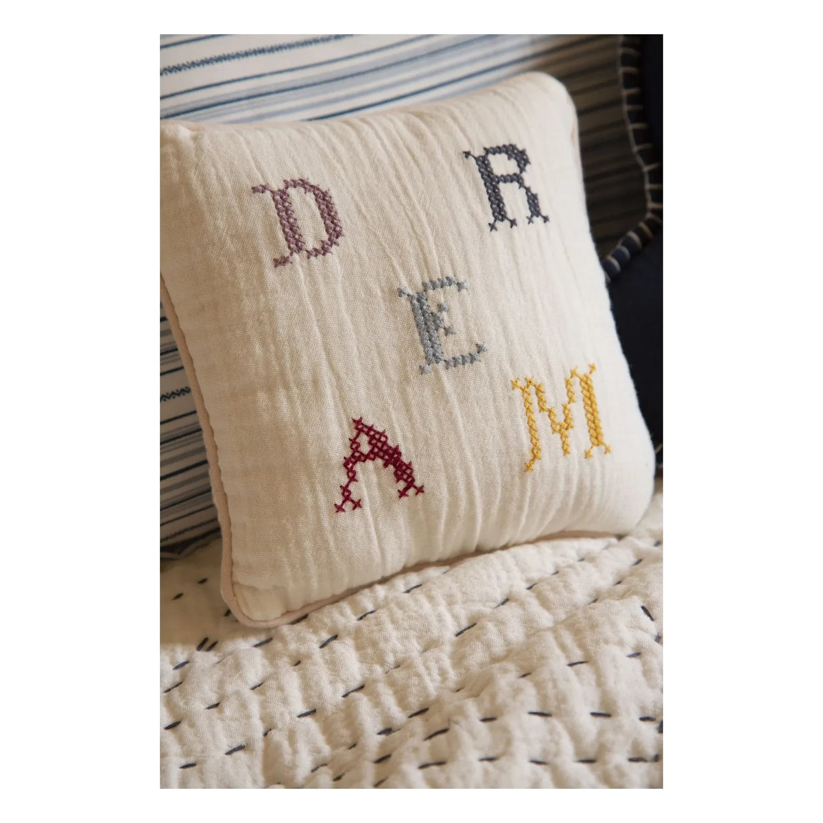 Editions Aimable - Dream Clovis yastık | Fildişi Gazlı Bez