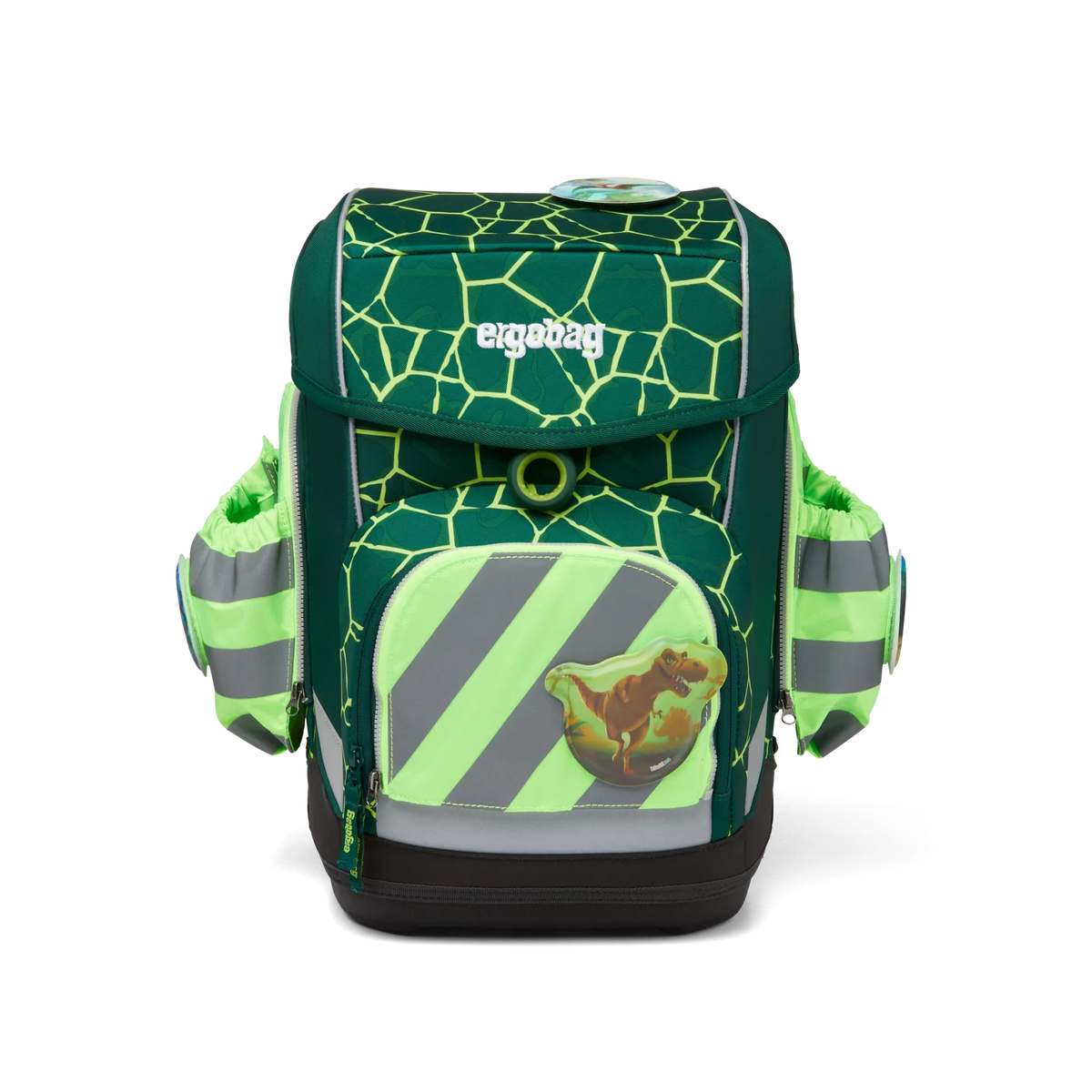 Ergobag - Side Pocket Fermuar Seti With Reflective Green