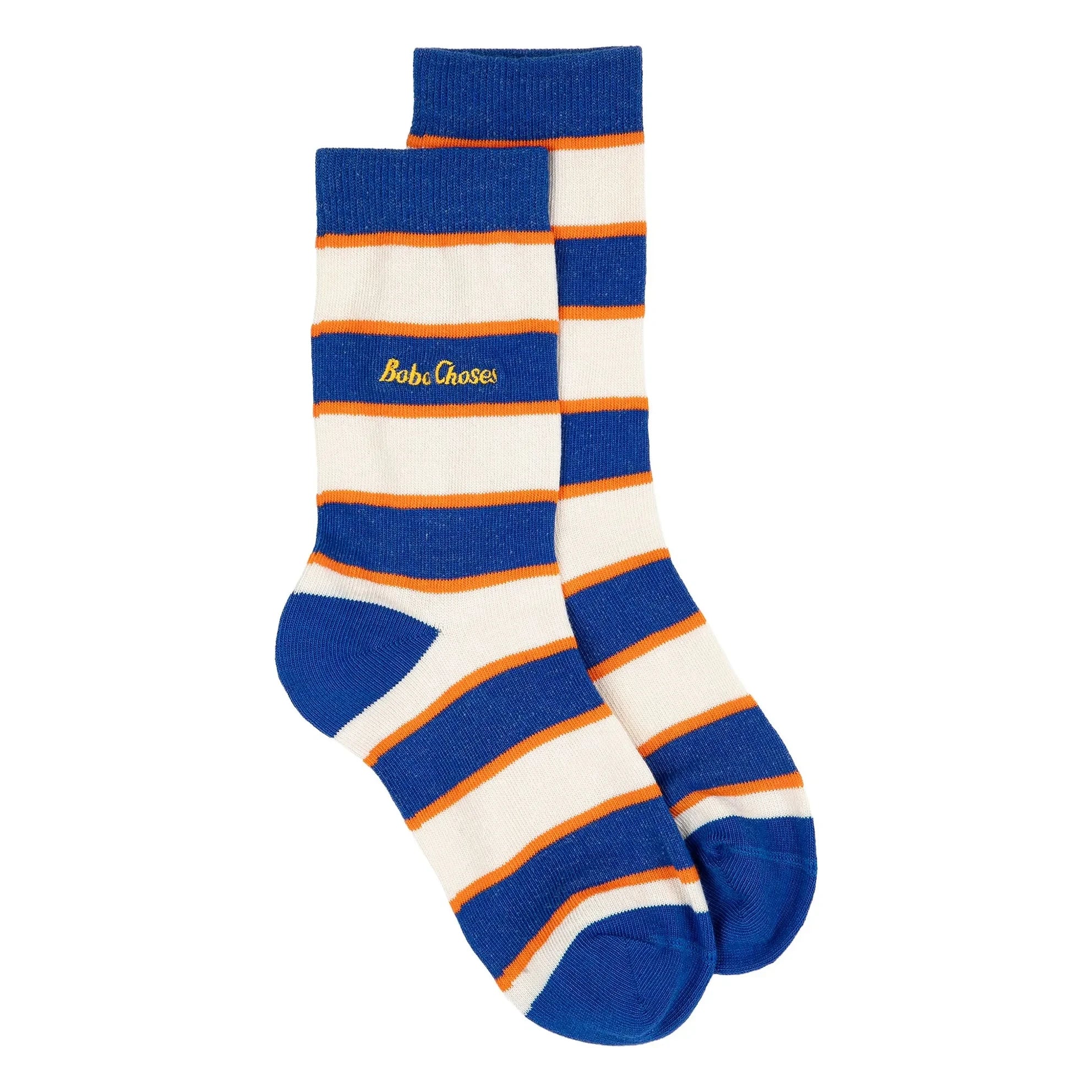 Bobo Choses - Gestreifte Socken aus Bio-Baumwolle | Blau