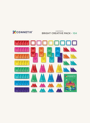 Connetix - Creative Pack - 104 Teile | Regenbogen