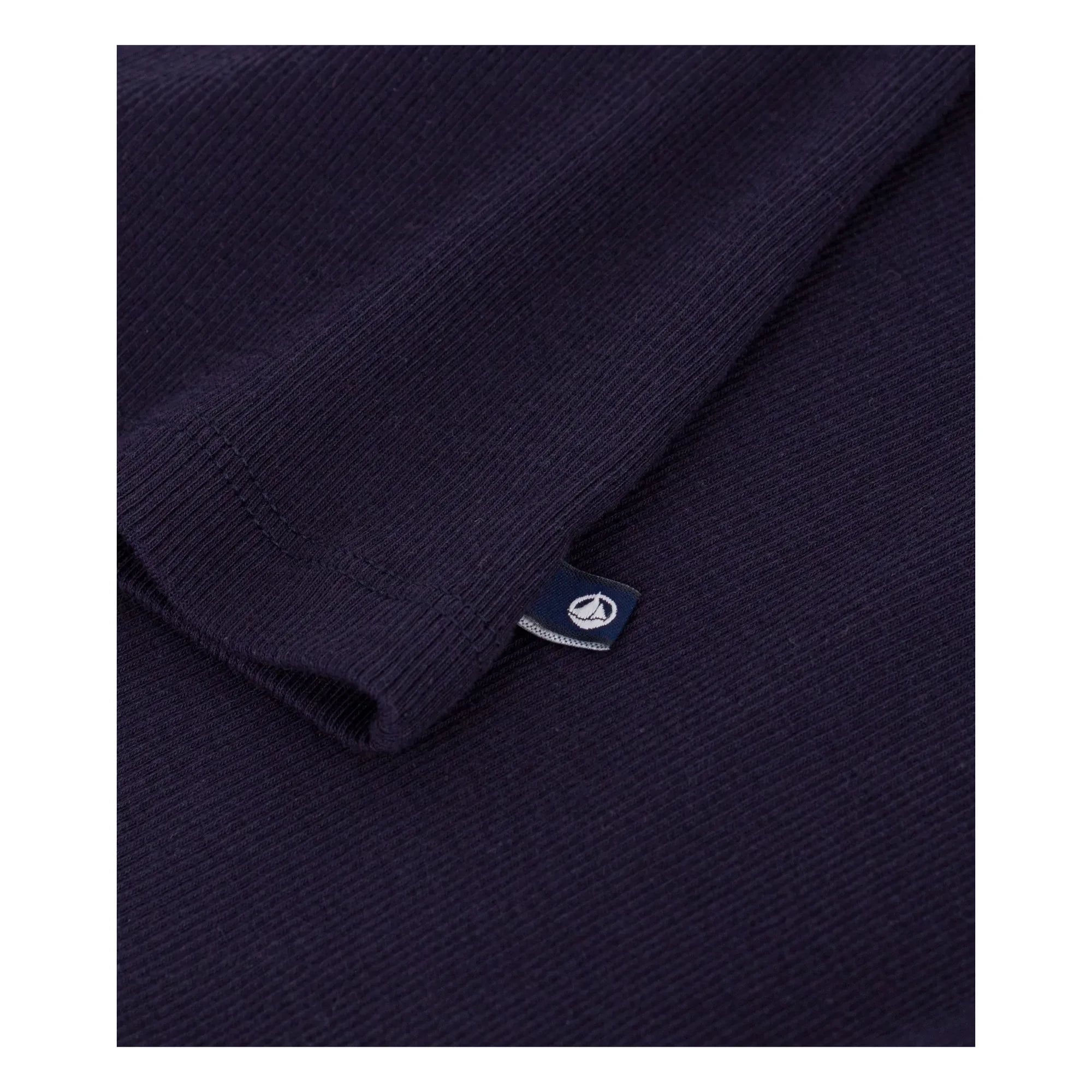 Petit Bateau - Ikonisches Rippstrick-T-Shirt | Marineblau